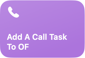 Add a Call Task Shortcut Icon